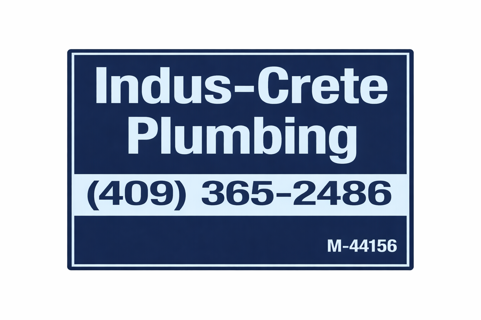 Plumbing indus crete logo picture